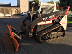 snow plow for up to 3 0 ton skid steer loaders ln 220 m
