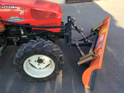 snowplough with plate for tractor lns 170 a