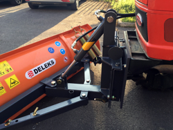 snowplough with plate for tractor lns 170 a