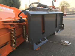 snowplough for up to 3 0 ton skid steer loaders lnv 180 m