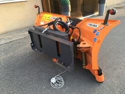 snowplough for up to 3 0 ton skid steer loaders lnv 250 m