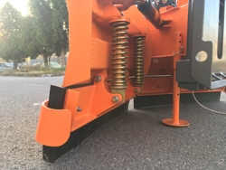 snowplough for up to 3 0 ton skid steer loaders lnv 250 m