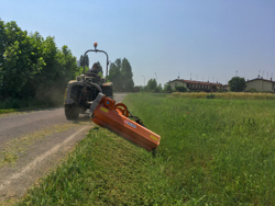 sideshift flail mower offset side mulcher for tractors deleks