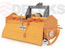 heavy rotavator tiller for tractors working width 180cm for soil preparation mod dfh 180