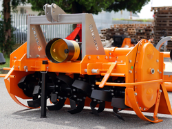 heavy rotavator tiller for tractors working width 180cm for soil preparation mod dfh 180