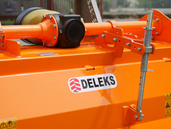 heavy rotavator tiller for tractors working width 180cm for soil preparation mod dfh 180