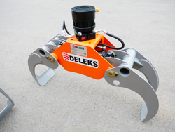 log grapple with fixed rotator for quick linkage dk 11 gr 30ff
