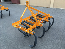cultivator for tractor width 169cm 7 tynes for soil preparation and weeds disrupting mod de 165 7