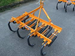 cultivator for tractor width 169cm 7 tynes for soil preparation and weeds disrupting mod de 165 7