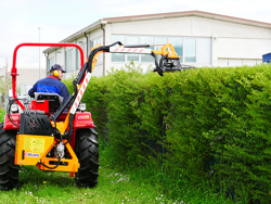 tractor mounted hedge cutter airone 160 tr