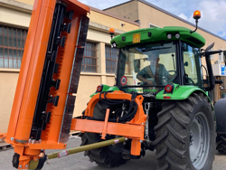 sideshift flail mower heavy offset side mulcher for tractors alce 200