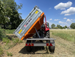 3 way hydraulic tipping trailer for tractor rm 14 t3