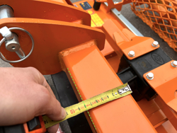 adjustable stone burier for tractors dfu 140