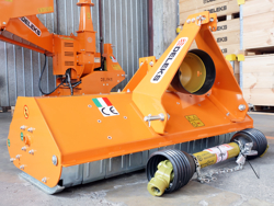 mulcher for compact tractors 100cm shredder mower with hammers lince 100