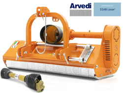 adjustable sideshift mower multipurpose mulcher with hammers lince sp165