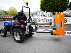 offset verge flail mower multi use sideshift mulcher for tractors volpe 100