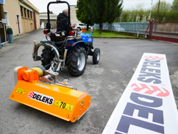offset verge flail mower multi use sideshift mulcher for tractors volpe 100