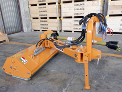 offset verge flail mower for tractor volpe 140