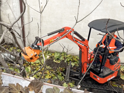 tree shear log grapple for mini excavators cf 10
