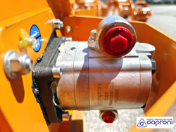 forestry mulcher of 80cm for mini excavators hydraulic shredder mod ars 80