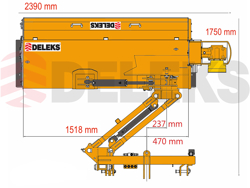 sideshift flail mower heavy offset side mulcher for tractors dragon 200