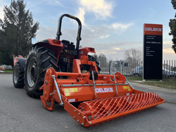 heavy rotavator tiller for tractors working width 180cm for soil preparation mod dftr 180