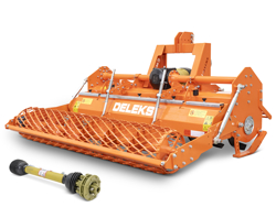 heavy rotavator tiller for tractors working width 180cm for soil preparation mod dftr 180