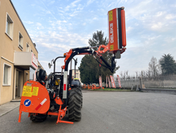 tractor mounted hedge cutter merlo