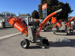 petrol chipper shredder dk 800 lf