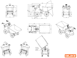 electric wheelbarrow xe4wdh