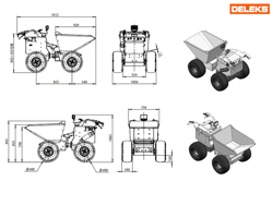 electric wheelbarrow xe4wdhg