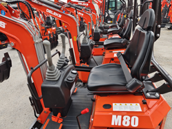 mini excavator m80