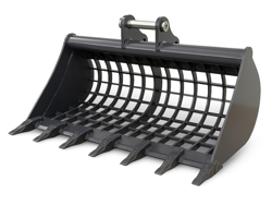 stone bucket for s280 miniexcavator 1000st