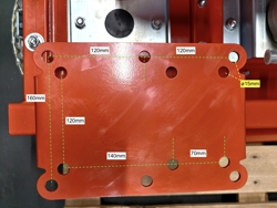 circular saw blade attachment for excavators and hedge cutters hrdisc3