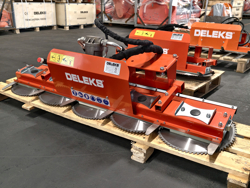 circular saw blade attachment for excavators and hedge cutters cutter5