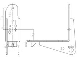 universal inter row disc for mowers