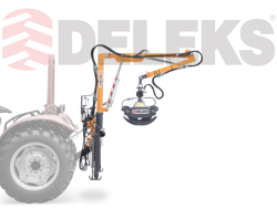 hydraulisk skogskran med timmergrip för montering på traktor crab 3000