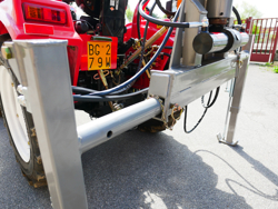 hydraulisk skogskran med timmergrip för montering på traktor crab 3000