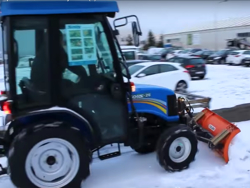 frontal snöblad med universell platta lns 210 a