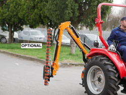 armklippare med skyttelkran til traktor airone 60