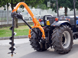 jordborr för traktor med pto axel mod l 50