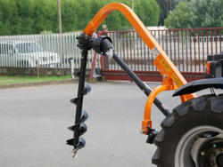 jordborr för traktor med pto axel mod l 50