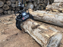 timmergrip med rotator for mini grävmaskiner och skogskranar dk10 gr10