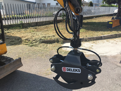 timmergrip med rotator for mini grävmaskiner och skogskranar dk10 gr10