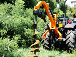 jordborr för traktor med hydrauliskt system l 50h