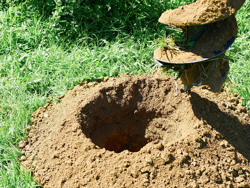 jordborr för traktor med hydrauliskt system l 50h