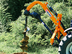 jordborr för traktor med hydrauliskt system l 50h