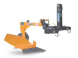 enkel plog för traktor som kubota eller iseki dp 16