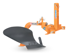 enkel plog för traktorer såsom iseki kubota dp 18