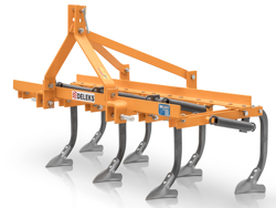 7 pinners kultivator med gåsfotskär arbetsbredd 165cm kultivator för traktor mod de 165 7 v
